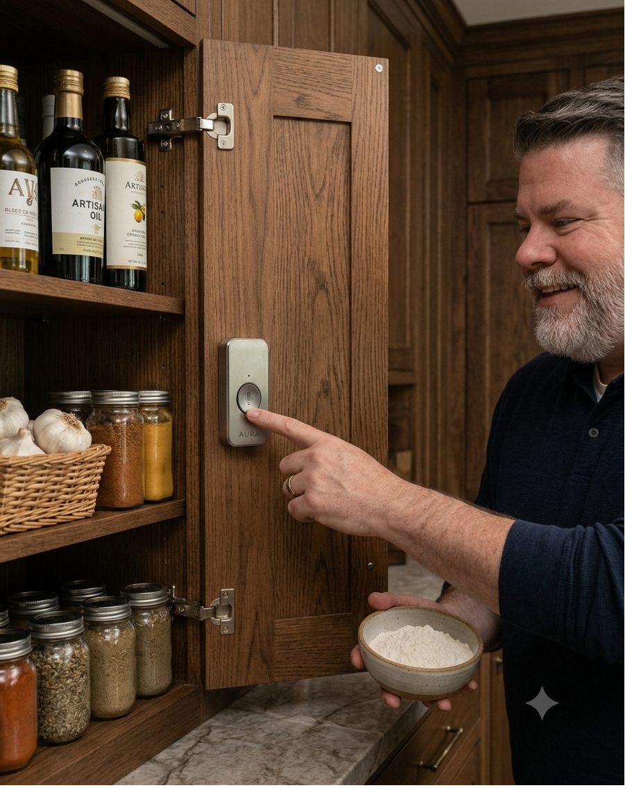 Family pantry inventory — logging an item by voice